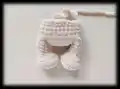 Baby Dolls Amigurumi Pattern step 2 - assembly progress