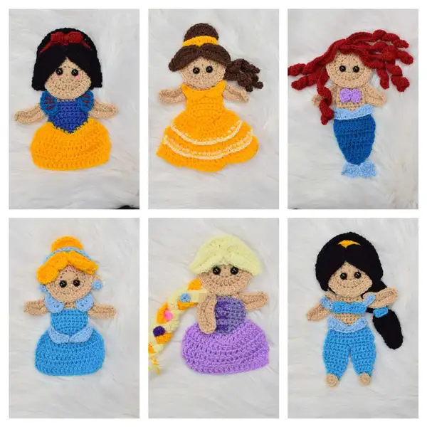 Princess Appliques Amigurumi Pattern