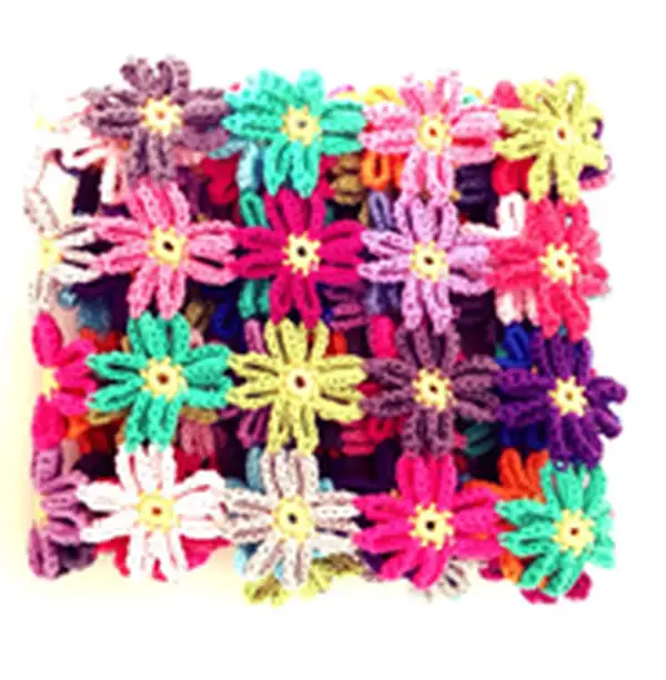 Crochet Flower Blanket Pattern