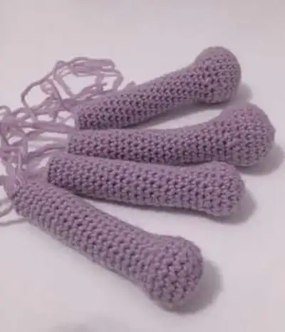 Dobby House Elf Amigurumi Pattern step 2 - assembly progress