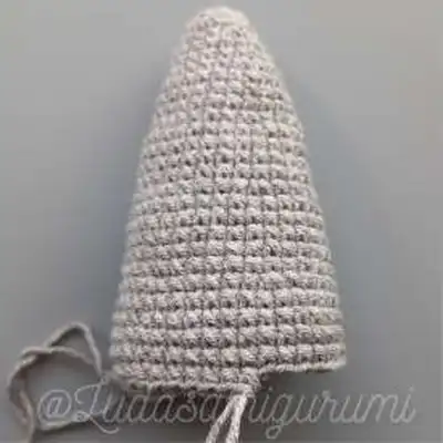 Stegosaurus Amigurumi Pattern step 2 - assembly progress