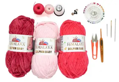 The Piglet Amigurumi Pattern step 2 - assembly progress