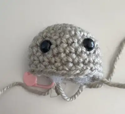 Positive Potato Amigurumi Pattern step 3 - details and accessories