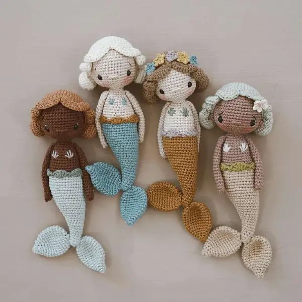 LULU, the mermaid Amigurumi Pattern