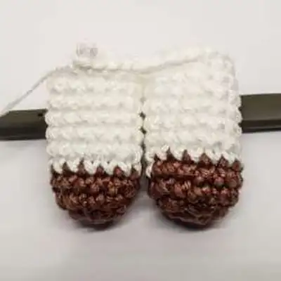 Zelda Amigurumi Pattern step 2 - assembly progress