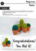 Cactus Amigurumi Pattern step 4 - final assembly and finishing