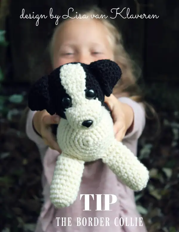 Tip The Border Collie Amigurumi Pattern