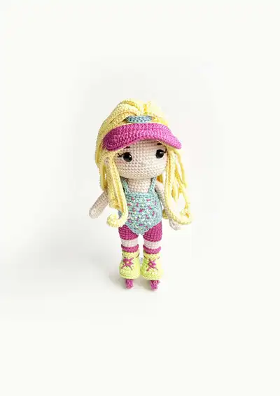 Barbs Amigurumi Pattern step 1 - construction progress
