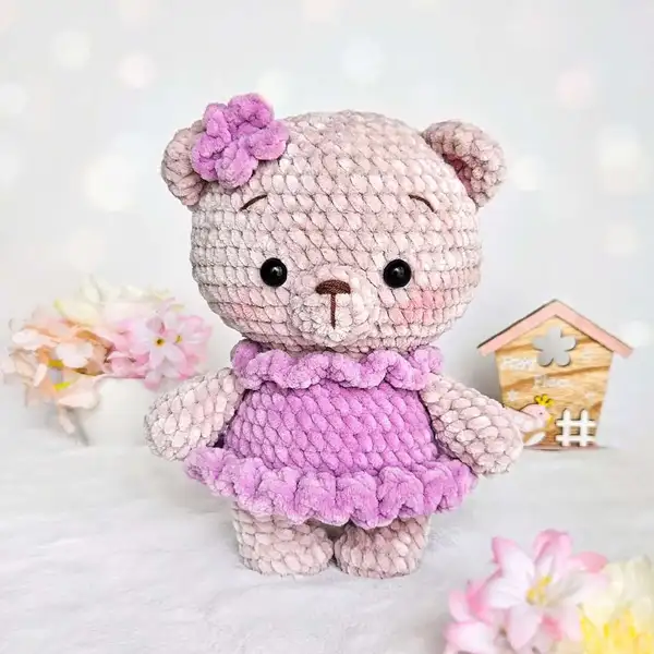 Plush Ballerina Bear Amigurumi Pattern
