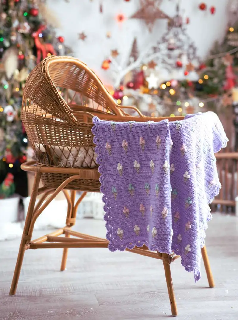 Free Intermediate crochet pattern: Oh So Sweet Crochet Blanket Pattern - Easy to follow tutorial