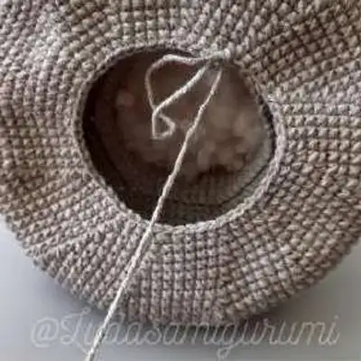 Sloth Stacking Toy Amigurumi Pattern step 4 - final assembly and finishing