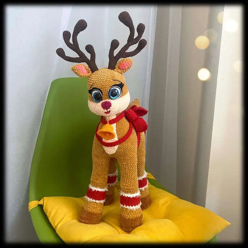 Free Intermediate crochet pattern: Forest Deer Amigurumi Pattern - Easy to follow tutorial