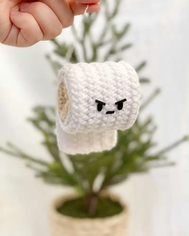 Free Beginner Friendly crochet pattern: Angry TP CAL Amigurumi Pattern - Easy to follow tutorial