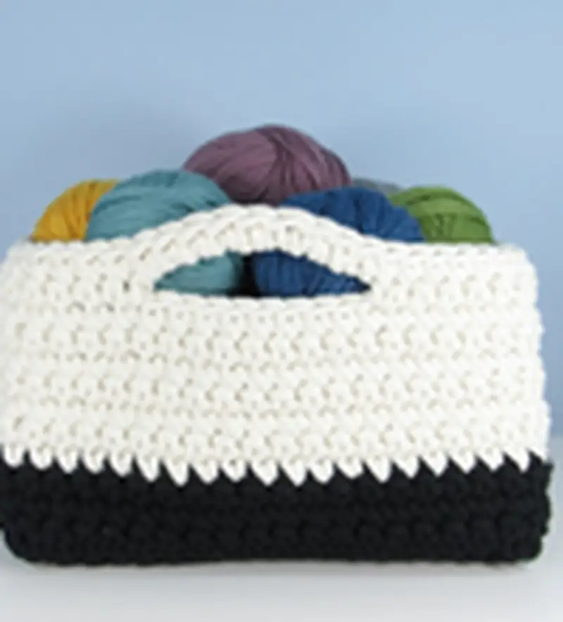 Free Beginner Friendly crochet pattern: Any-Size Square Container Crochet Pattern - Easy to follow tutorial