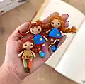 Mini Pippi Amigurumi Pattern step 1 - construction progress