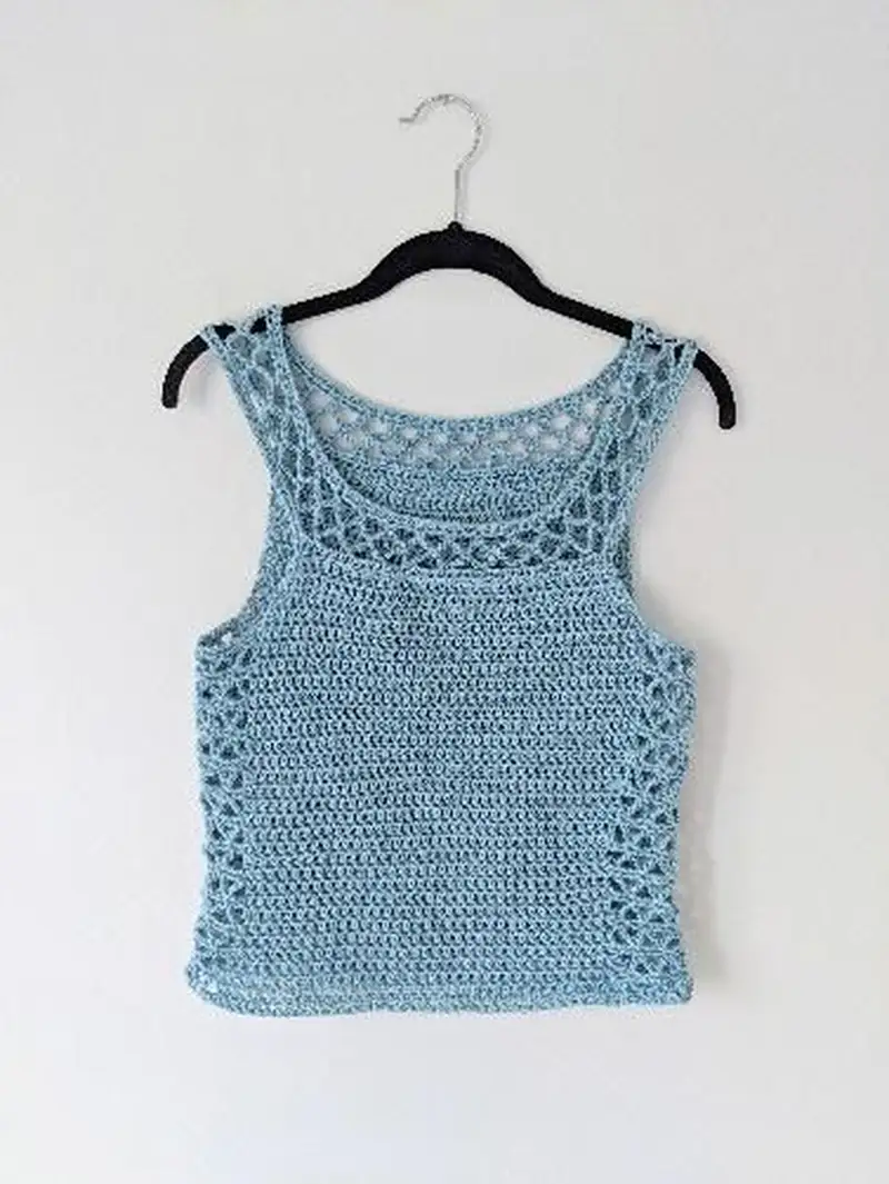 Free Intermediate crochet pattern: Aestas Top Pattern - Easy to follow tutorial