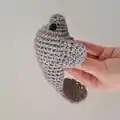 Manatee Friend Amigurumi Pattern step 3 - details and accessories