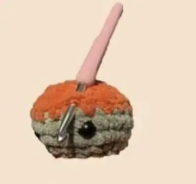 Crochet Bunny Pumpkin Amigurumi Pattern step 3 - details and accessories