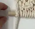 60 Macrame Knots & Knot Patterns Pattern step 4 - final assembly and finishing