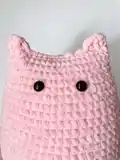 Cute cat Amigurumi Pattern step 1 - construction progress
