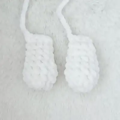 Cute Plush Ghost Amigurumi Pattern step 3 - details and accessories