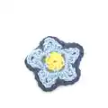 Crochet Flower Ebook Pattern step 2 - assembly progress