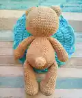 Teddy Bear Amigurumi Pattern step 4 - final assembly and finishing