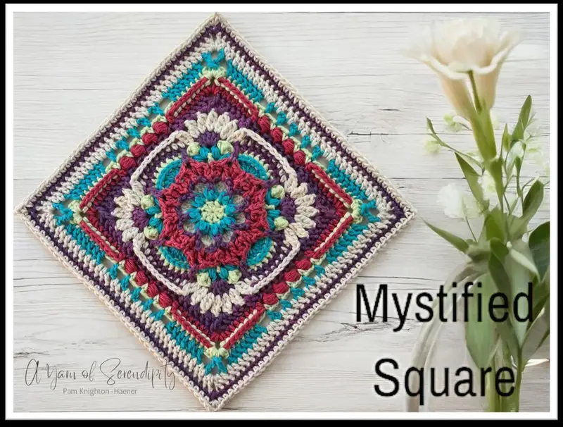 Free Advanced crochet pattern: Mystified Square Pattern - Easy to follow tutorial