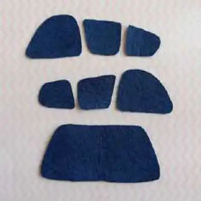 Plush Bonanza Beechcraft V-tail crochet pattern amigurumi pattern step 3 - details and accessories