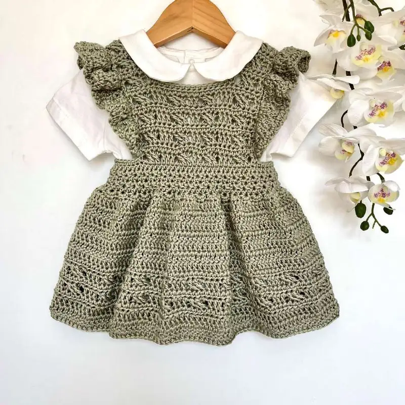 Free Intermediate crochet pattern: Baby Dress Pattern - Easy to follow tutorial