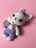 Bunny with Basket Amigurumi Pattern step 3 - details and accessories