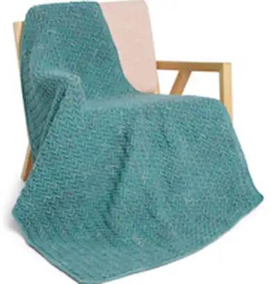 Herringbone Texture Crochet Blanket Pattern step 3 - details and accessories