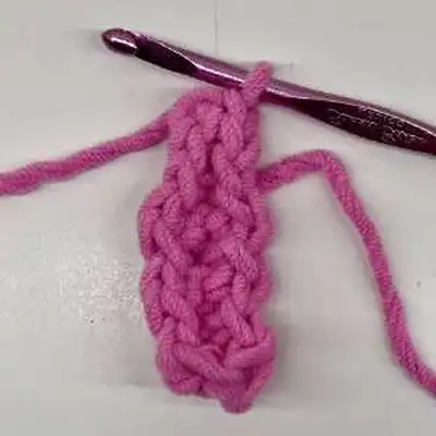 Handy Dandy Lip Balm Holder Pattern step 2 - assembly progress