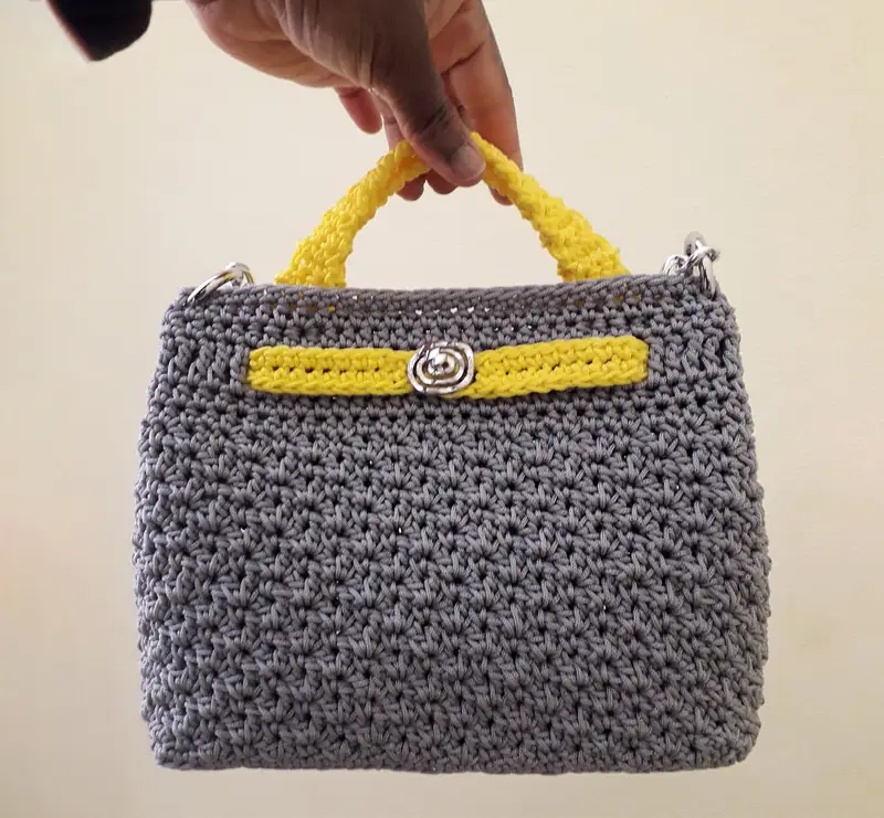 Free Intermediate crochet pattern: Giada Crochet Bag Pattern - Easy to follow tutorial