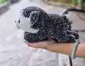 My little Husky dog Amigurumi Pattern step 1 - construction progress
