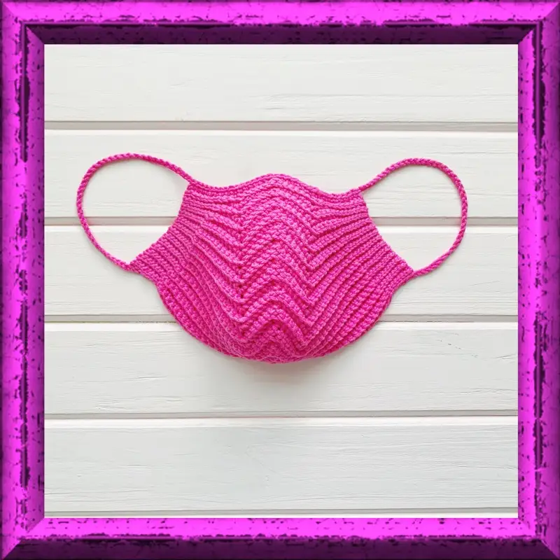 Free Beginner Friendly crochet pattern: Face Mask Pattern - Easy to follow tutorial
