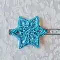 Sun Star Snowflake Pattern step 1 - construction progress