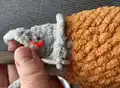 The Festive Lights Amigurumi Pattern step 4 - final assembly and finishing