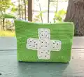First Aid Kit Zippered Pouch Pattern step 1 - construction progress