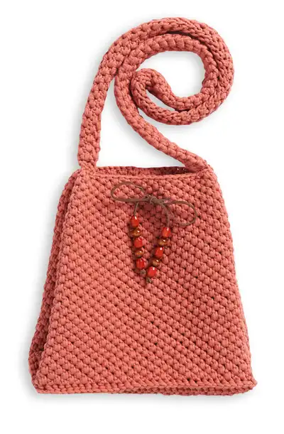 Crochet Bags Maker Trio Pattern step 2 - assembly progress