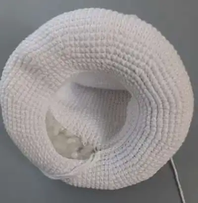 Bunny Stacking Toy Amigurumi Pattern step 4 - final assembly and finishing
