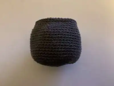 Octopus Surprise Amigurumi Pattern step 2 - assembly progress