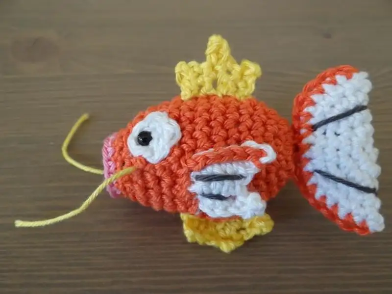 Free Beginner Friendly crochet pattern: Magikarp Amigurumi Pattern - Easy to follow tutorial