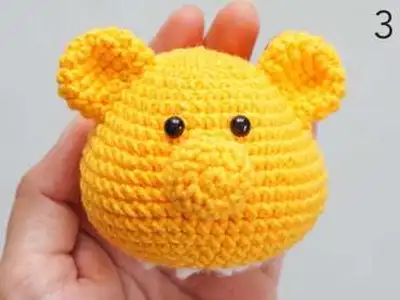 Winnie The Pooh & Friends Amigurumi Pattern step 2 - assembly progress