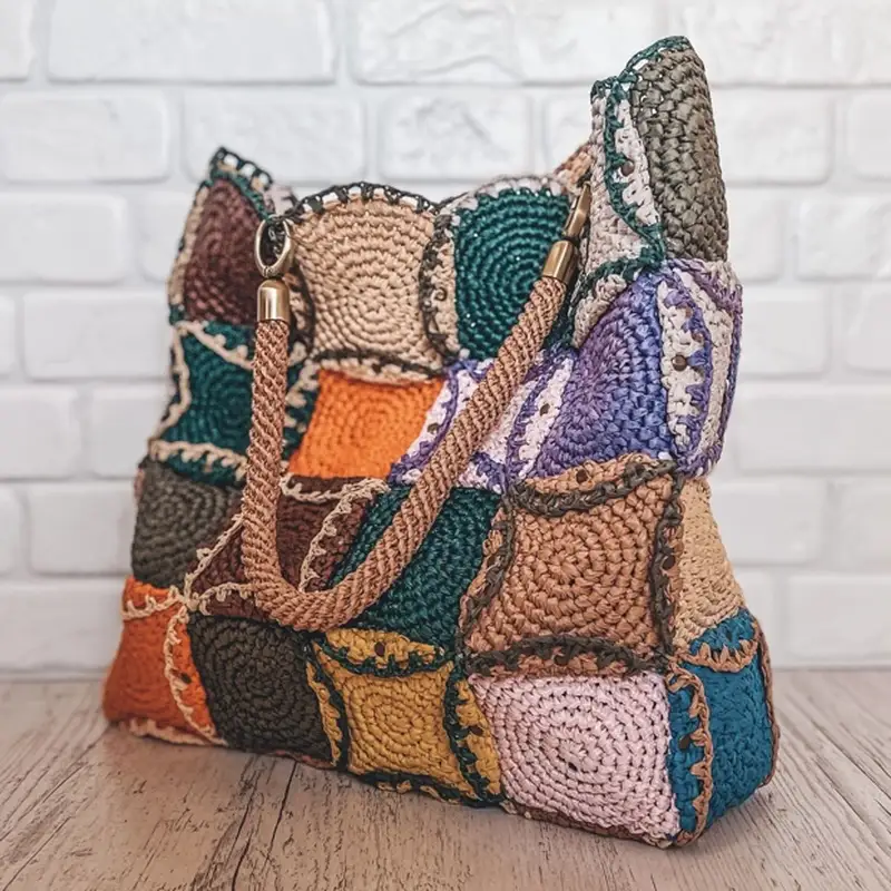 Free Intermediate crochet pattern: Big Bag Crochet Pattern - Easy to follow tutorial