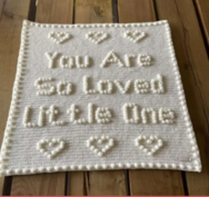 Free crochet pattern: So Loved Crochet blanket Pattern - Intermediate level tutorial