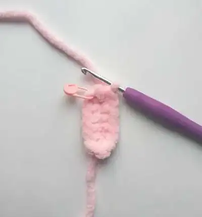 Bunny with Colorful Ears Amigurumi Pattern step 4 - final assembly and finishing