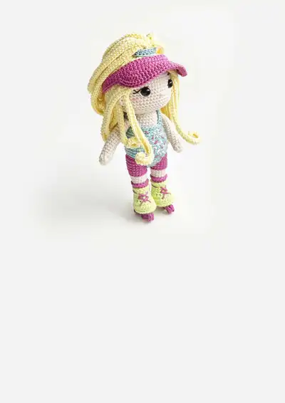 Barbs Amigurumi Pattern step 2 - assembly progress