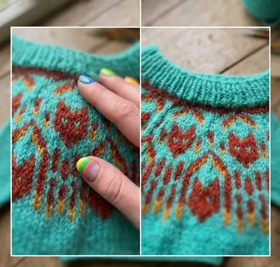 Animal Kingdom Blanket Pattern step 3 - details and accessories