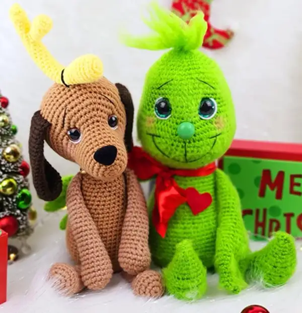 Baby Grinch & Baby Max Amigurumi Pattern